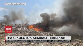 VIDEO: TPA Cikolotok Kembali Terbakar