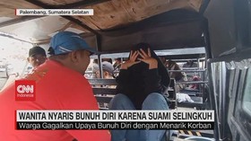 VIDEO: Wanita Nyaris Bunuh Diri Karena Suami Selingkuh