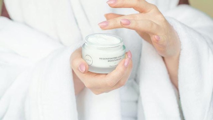 ilustrasi krim kolagen/foto:unsplash/Poko Skincare