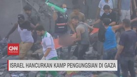 VIDEO: Israel Hancurkan Kamp Pengungsian di Gaza