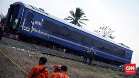 Gerbong 'Sultan' Suite Kereta yang Anjlok di Wates Tak Keluar Rel