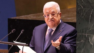 Presiden Palestina Mahmoud Abbas menyerukan agar tindakan internasional segera dilakukan untuk menghentikan