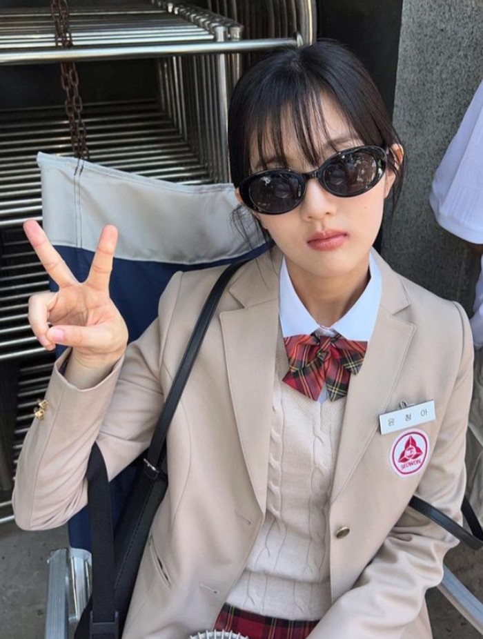 Shin Eun Soo baru saja comeback dengan drama Twinkling Watermelon sebagai Yoon Chung A. Lewat perannya itu, ia menempati posisi ke-9 sebagai aktris yang paling banyak dibicarakan di media/Foto: instagram.com/su1023_