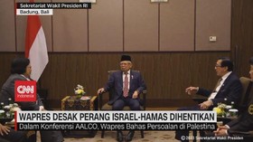 VIDEO: Wapres Desak Perang Israel-Hamas Dihentikan