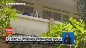 VIDEO: Dua Murid SMA Jatuh Dari Lantai Dua Gedung Sekolah