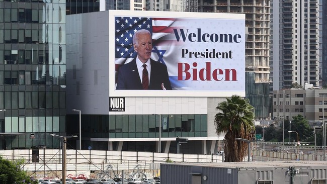 FOTO: Joe Biden di Tel Aviv Temui Netanyahu saat Perang Hamas-Israel