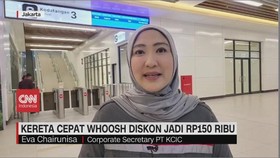 VIDEO: Kereta Cepat Whoosh Diskon Jadi Rp150 Ribu