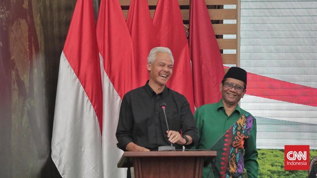 Ganjar mengatakan akan berjuang bersama Mahfud agar Indonesia menjadi bangsa yang unggul. Ia ingin rakyat Indonesia hidup sejahtera dan bermartabat.