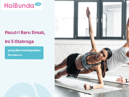 Pasutri Baru Simak, Ini 5 Olahraga yang Bisa Meningkatkan Kesuburan