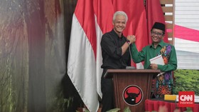 FOTO: Momen Mahfud MD Resmi Jadi Bacawapres Ganjar Pranowo