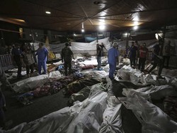 179 Jenazah Dimakamkan Secara Massal di Kompleks RS Terbesar Gaza