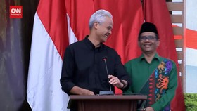 VIDEO: Momen Ganjar Pidato Didampingi Mahfud MD