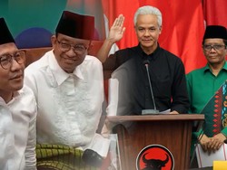 Survei Polling Institute: Ganjar-Mahfud 41,4% Vs Anies-Cak Imin 39,2%