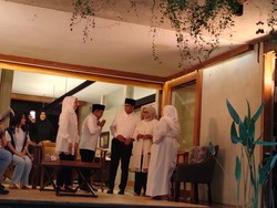 Anies-Cak Imin Safari Parpol Pendukung Sebelum ke KPU, Berbaju Putih Peci Hitam