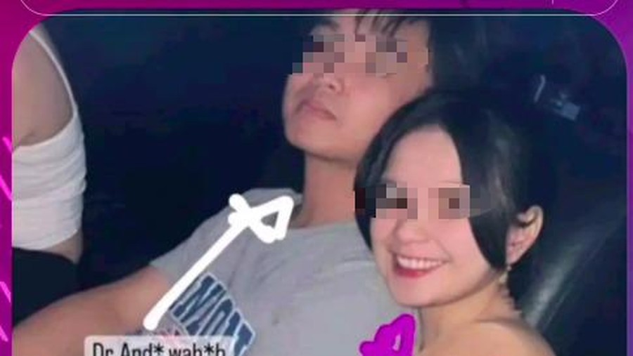 Foto diduga Kirana Dinda dan AW