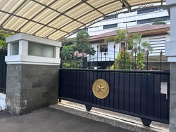 Suasana Rumah Dinas Mahfud Jelang Pendaftaran Capres-Cawapres ke KPU