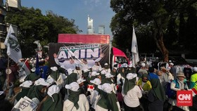 Anies-Cak Imin Daftar Pilpres, Lalu Lintas Sekitar KPU Macet
