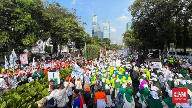 Salah satu anggota dari Nakama AMIN Ahmad mengatakan pasangan capres-cawapres yang komit melakukan perubahan adalah Anies-Cak Imin.
