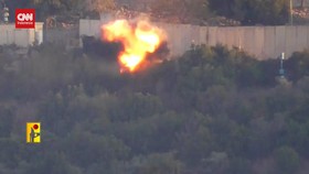 VIDEO: Roket Hisbullah Hancurkan Tank Merkava Israel