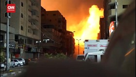 VIDEO: Israel Serang Pemukiman Dekat RS Al-Quds di Jalur Gaza
