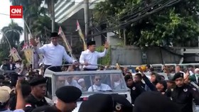 VIDEO: Momen Anies-Cak Imin Konvoi Daftar Pilpres 2024