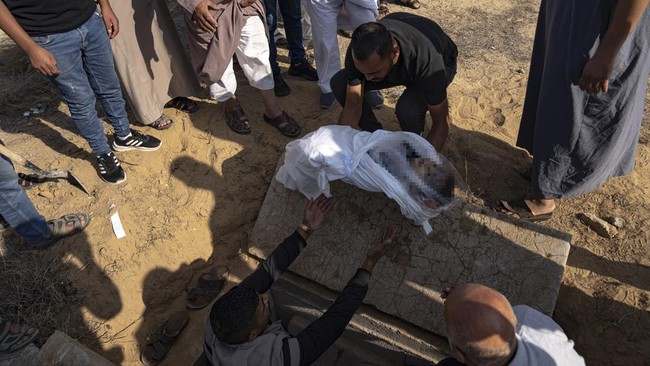 Lebih dari dua minggu perang Israel vs milisi Hamas, jumlah korban tewas di Gaza lebih dari 6 ribu orang.