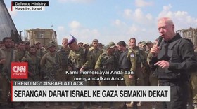 VIDEO: Serangan Darat Israel ke Gaza Semakin Dekat, AS Kirim Bantuan