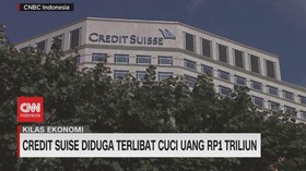 VIDEO: Credit Suise Diduga Terlibat Cuci Uang Rp1 Triliun