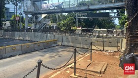 Mimbar Bebas Koalisi Sipil di MK, Jalan Medan Merdeka Barat Ditutup