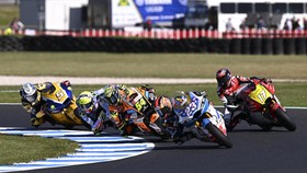 Burung Menyeberang Sirkuit, FP2 Moto2 Australia 2023 Dihentikan