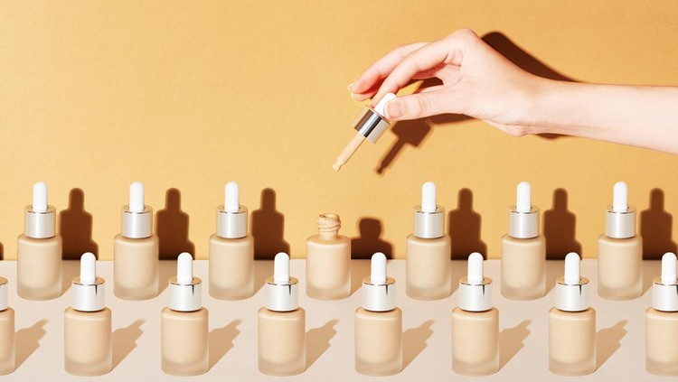 Ilustrasi skin tint