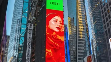 Giliran Wajah Lesti Terpampang, Segini Harga Sewa Billboard Times Square New York
