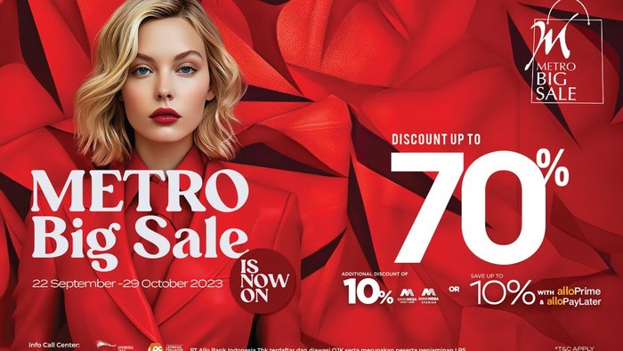 Jangan Lewatkan! METRO Department Store Adakan Diskon Besar-Besaran buat Brand Favoritmu