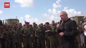 VIDEO: Menhan Israel Kunjungi Pasukan di Perbatasan Gaza.