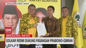 VIDEO: Golkar Resmi Dukung Pasangan Prabowo-Gibran