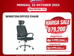 Kursi Kerja di Transmart Full Day Sale Diskon Sampai Rp 600 Ribuan