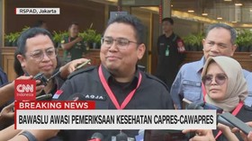 VIDEO: Bawaslu Awasi Pemeriksaan Kesehatan Capres-Cawapres
