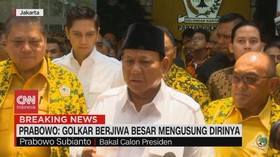 VIDEO: Prabowo: Golkar Berjiwa Besar Mengusung Dirinya
