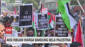 VIDEO: Aksi Bela Palestina di Bandung dan Depan Kedubes AS