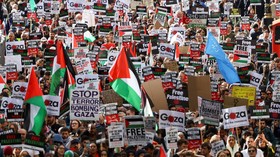 Ratusan Ribu Pendukung Palestina Bakal Demo di Pusat London-Kedubes AS