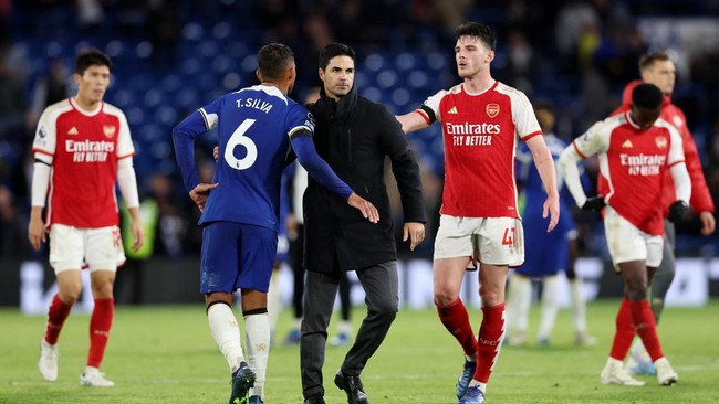 FOTO: Hujan Gol di Derby London Chelsea vs Arsenal