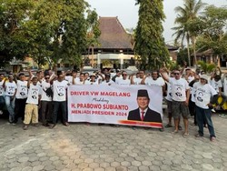Ingin BBM Murah, Pengemudi VW Borobudur Dukung Prabowo Jadi Presiden