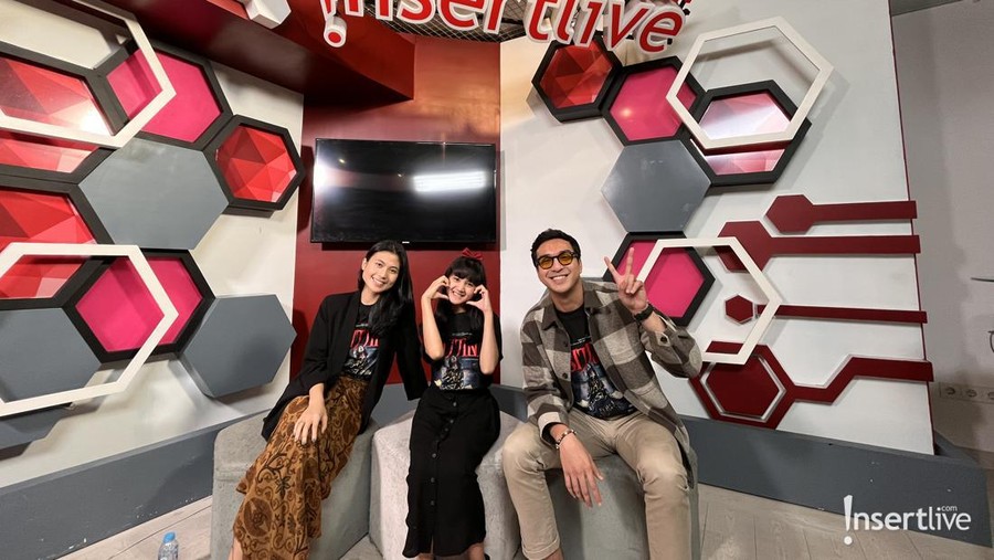 Delia Husein, Messi Gusti, dan Ibrahim Risyad, pemain film Sijjin.