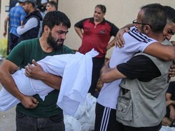 Pilu Rumah Sakit di Gaza Kehabisan Kain Kafan
