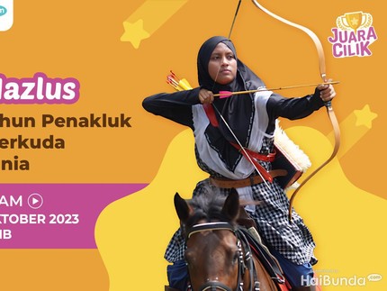 Kisah Arum Nazlus Gadis 15 Tahun Juara Panahan Berkuda Tingkat Dunia