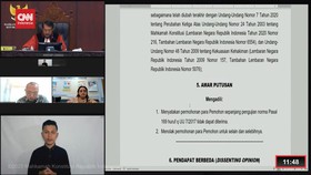 VIDEO: MK Tolak Batas Usia Capres Cawapres Maksimal 70 Tahun