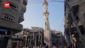 VIDEO: Makin Buas, Pasukan Israel Bombardir Masjid Lagi di Gaza