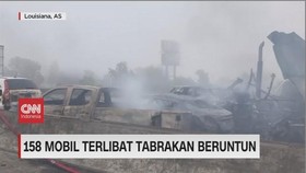 VIDEO: 158 Kendaraan Tabrakan Beruntun di AS