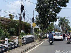 Duh! Kondisi Traffic Light di Sukabumi Sudah Usang Dimakan Usia