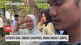 VIDEO: Ditanya Soal Gibran Cawapres, Iriana Angkat Jempol